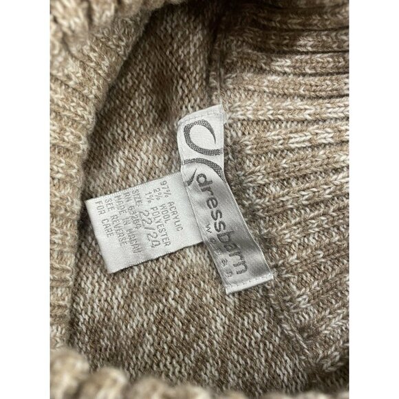 Vintage Dress Barn Womens Sweater Abstract Patchwork SIZE 22/24 WOOL BLEND - Picture 4 of 4